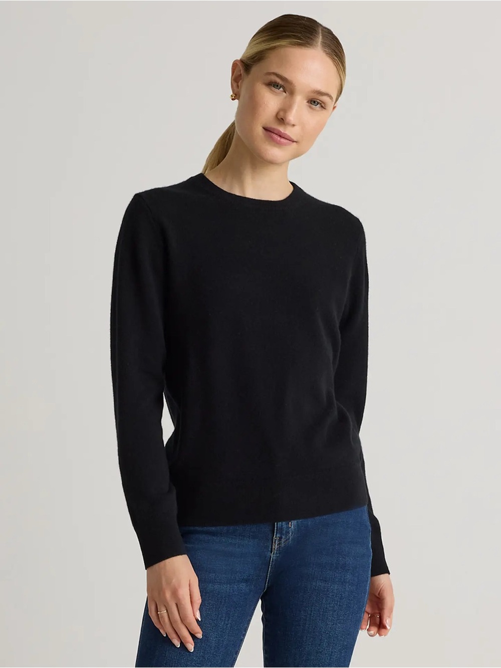 Quince Mongolian Cashmere Crewneck Sweater